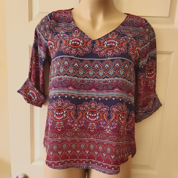 Renee C. Tops - Renee C. Boho Blouse